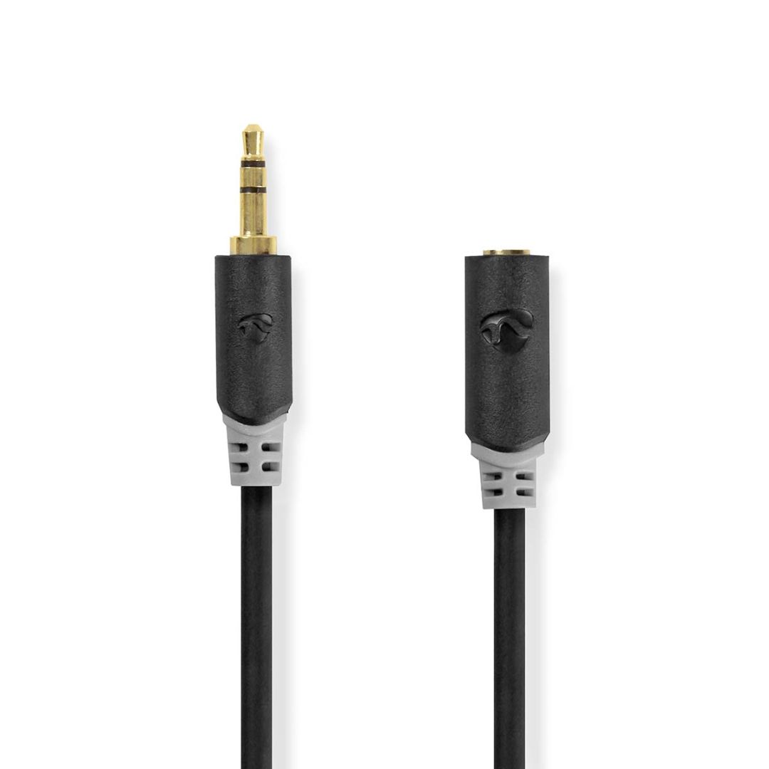 Nedis Stereo Audio Cable 3,5mm jack 5m Black