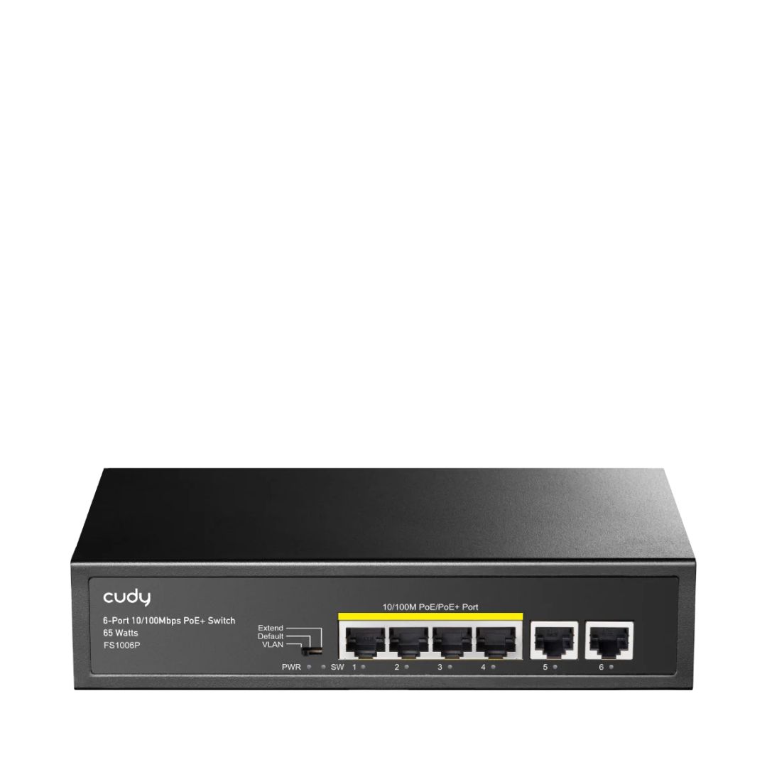 Cudy FS1006P 4-FE PoE Switch with 2 Uplink FE
