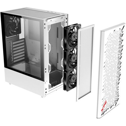 A-Data XPG Valor Air Tempered Glass White