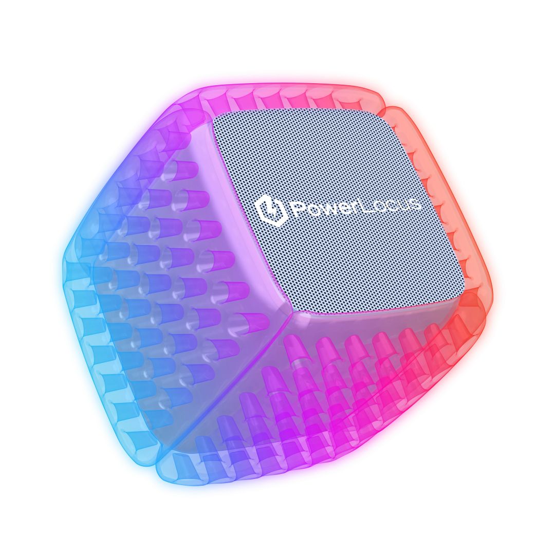 PowerLocus Aero Bluetooth Karaoke Speaker Blue/Purple