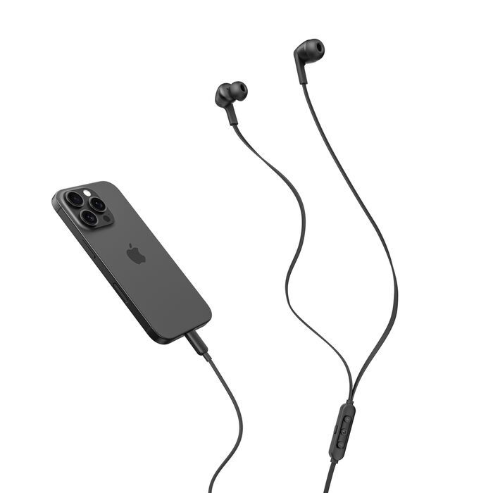 Belkin Wired ANC Earphones (USB-C) Black