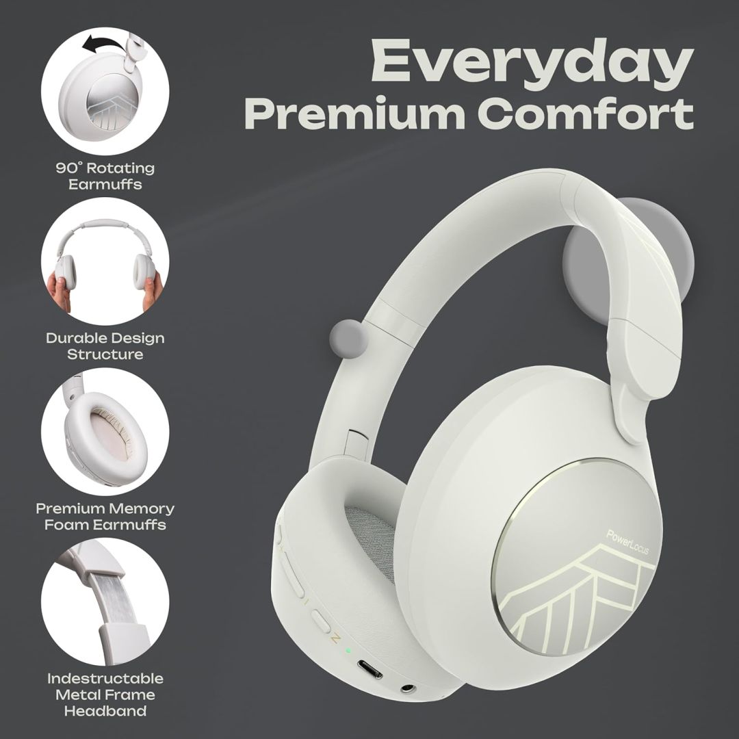 PowerLocus Orion Bluetooth Headset Sand