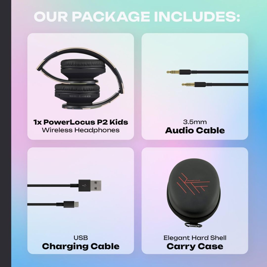PowerLocus P2Kids Bluetooth Headset Camo