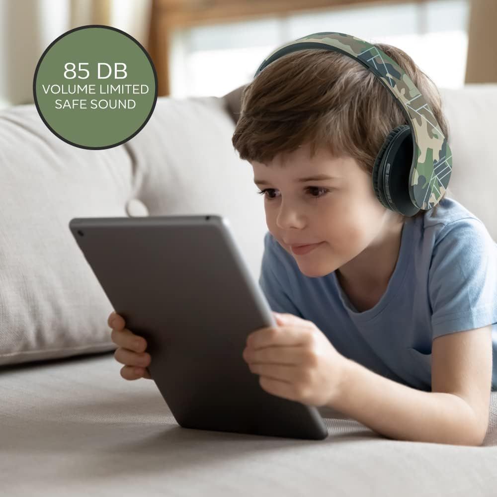 PowerLocus P2Kids Bluetooth Headset Camo