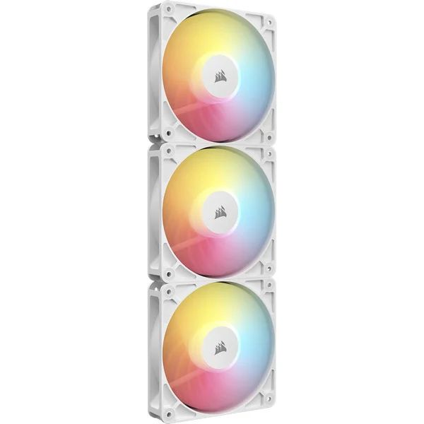 Corsair RS120 Reverse ARGB 120mm PWM Fan (3-pack) White