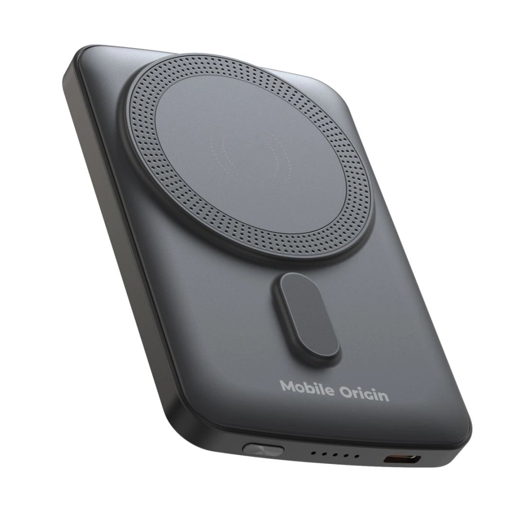 Mobile Origin Wireless Magnetic PowerBank 5000mAh Black