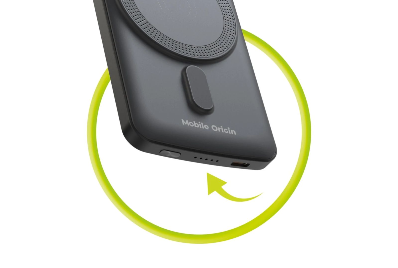 Mobile Origin Wireless Magnetic PowerBank 5000mAh Black