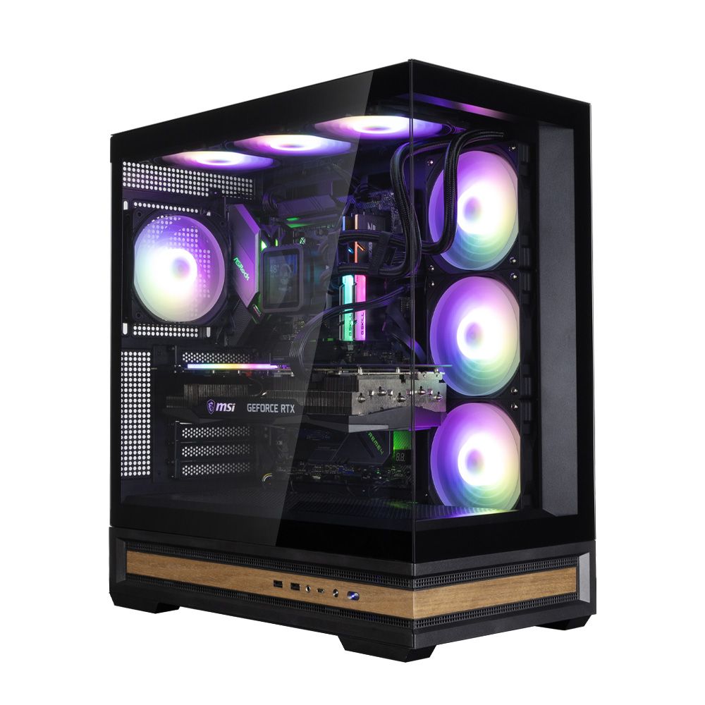 Zalman P40 NAMU RGB Tempered Glass Black