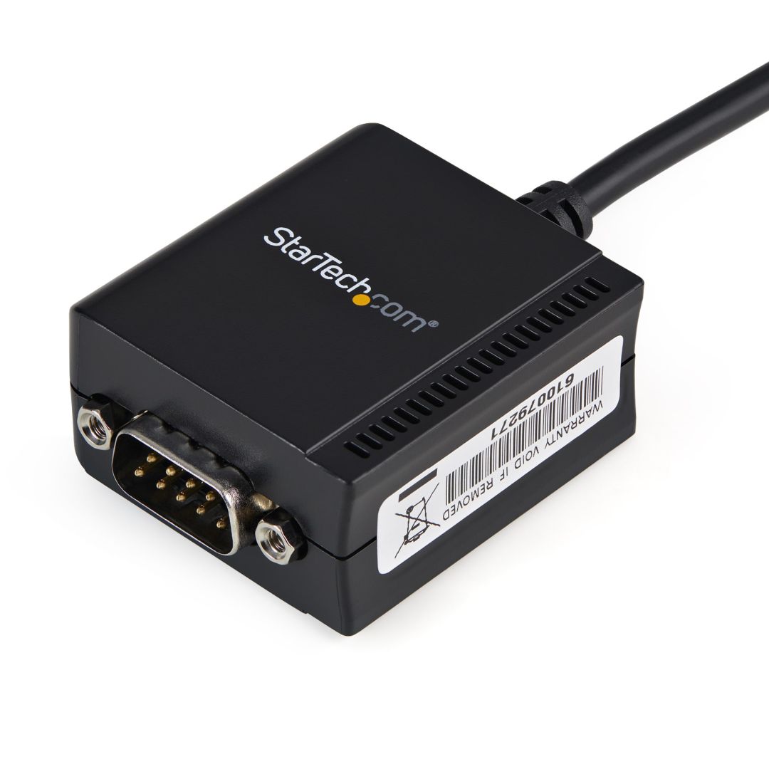 Startech USB to Serial RS232 Adapter Cable with COM Retention 1,8m Black