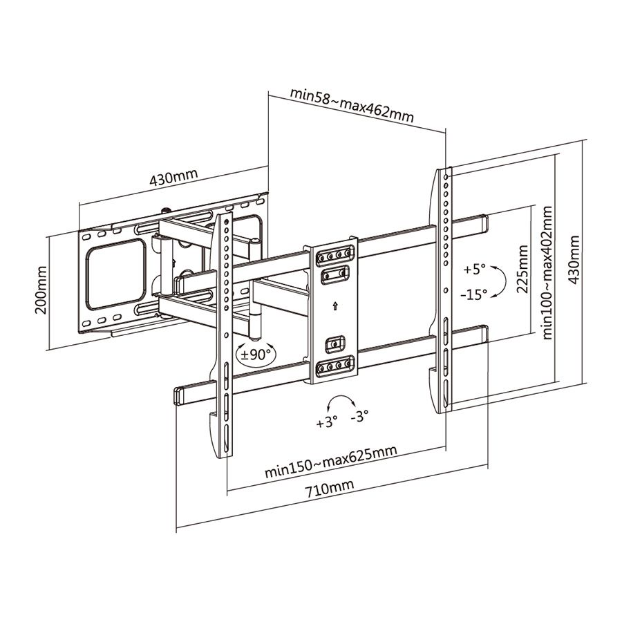 Stell SHO 5620 TV Wall Mount Fix 37
