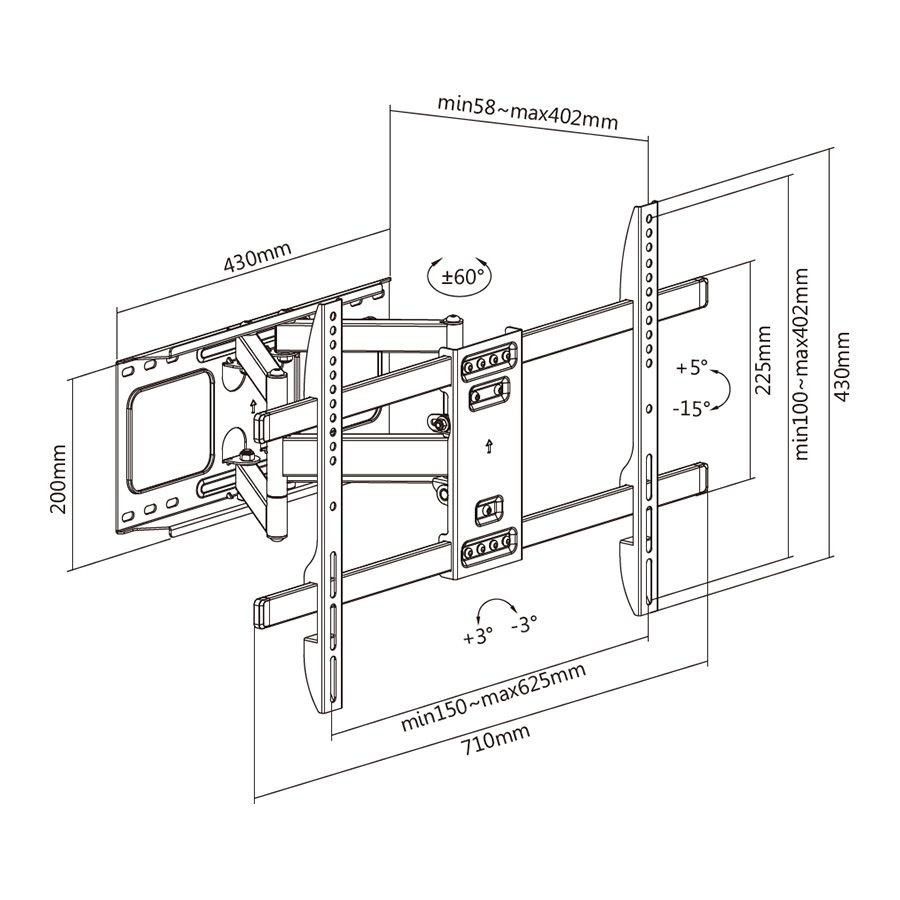 Stell SHO 5630 TV Wall Mount Fix 37