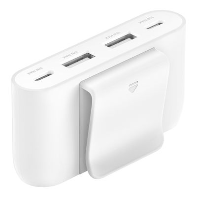 Belkin BUZ001BT2MWHB7 4-Port USB Power Extender  White