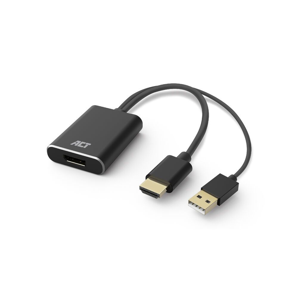ACT HDMI to DisplayPort adapter 4K@60Hz Black