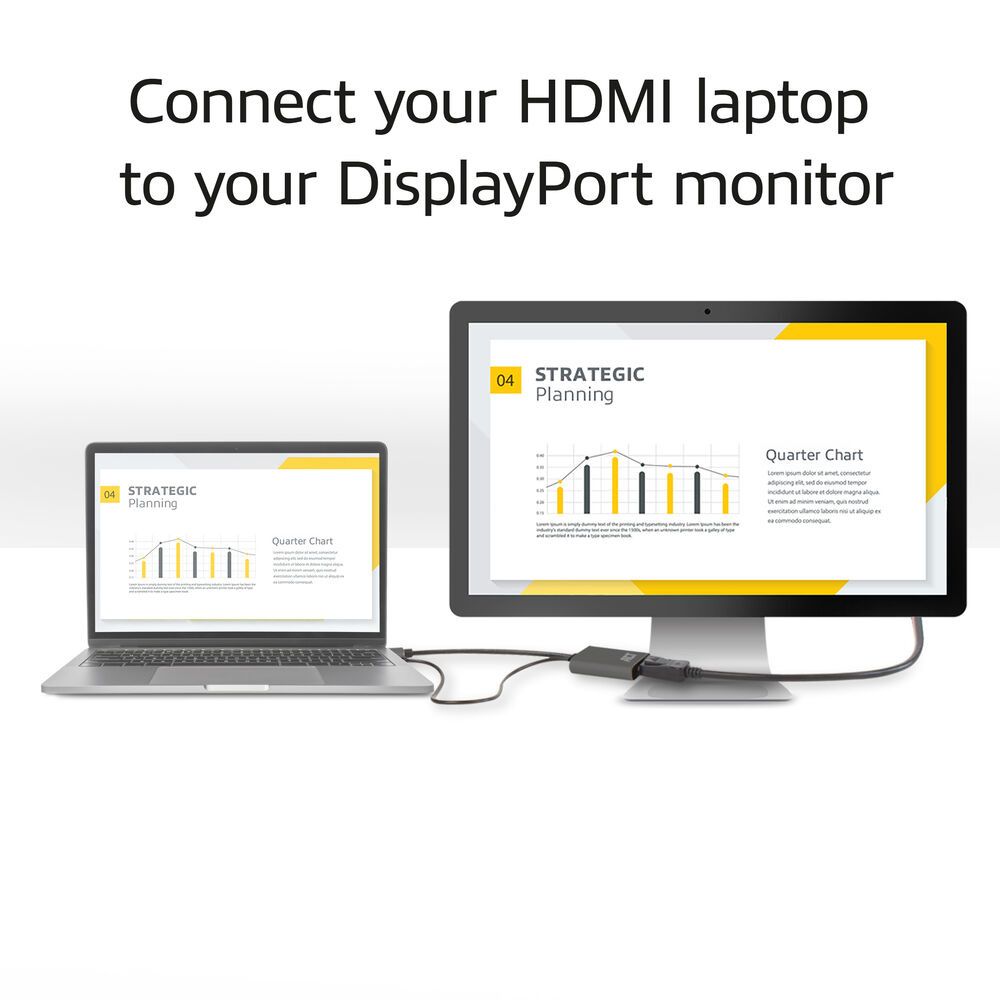 ACT HDMI to DisplayPort adapter 4K@60Hz Black
