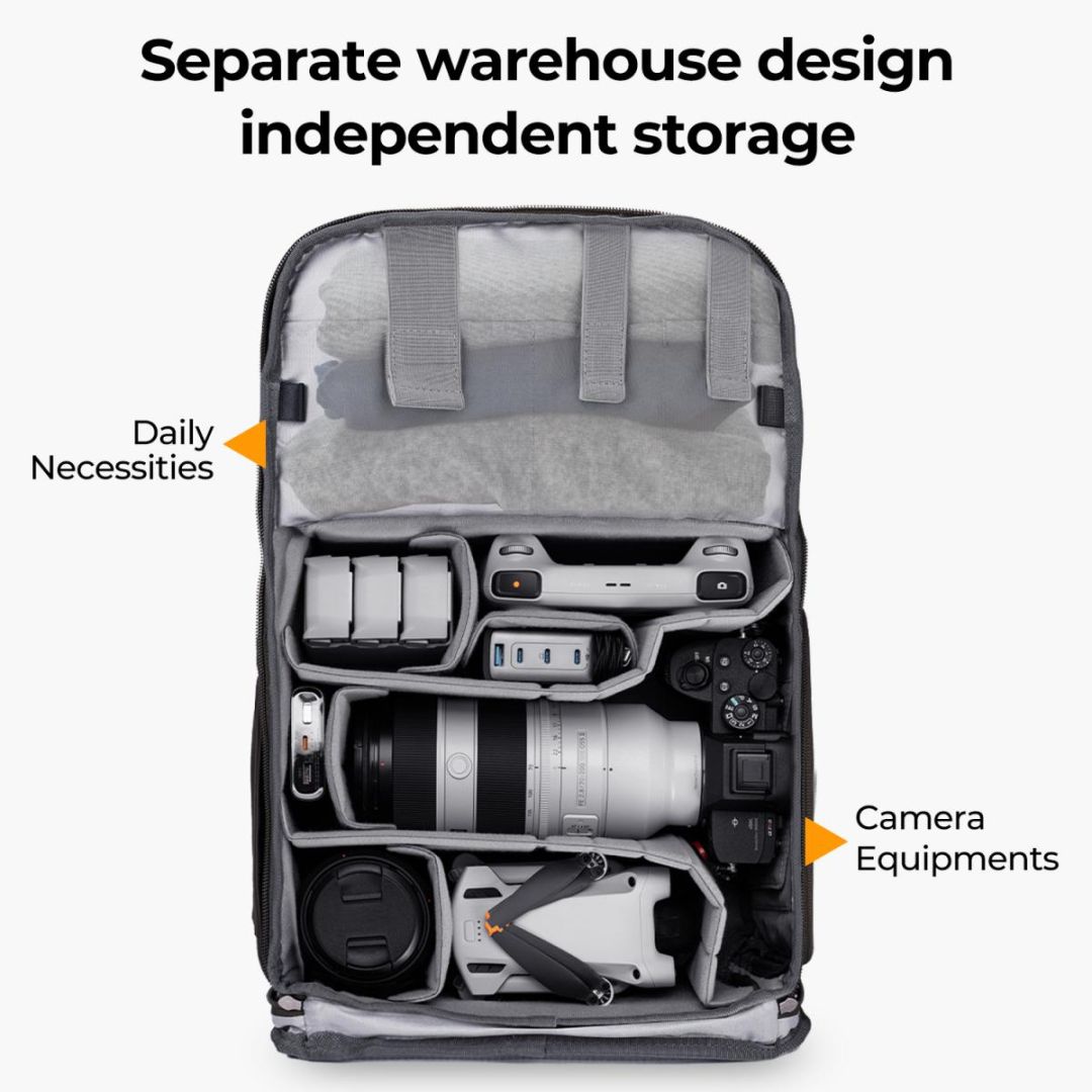 K&F Concept Multifunctional Camera Backpack 20L 15,6