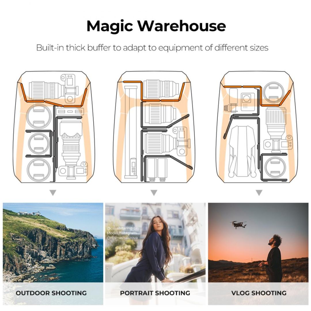 K&F Concept Alpha Camera Backpack 25L Waterproof 15,6