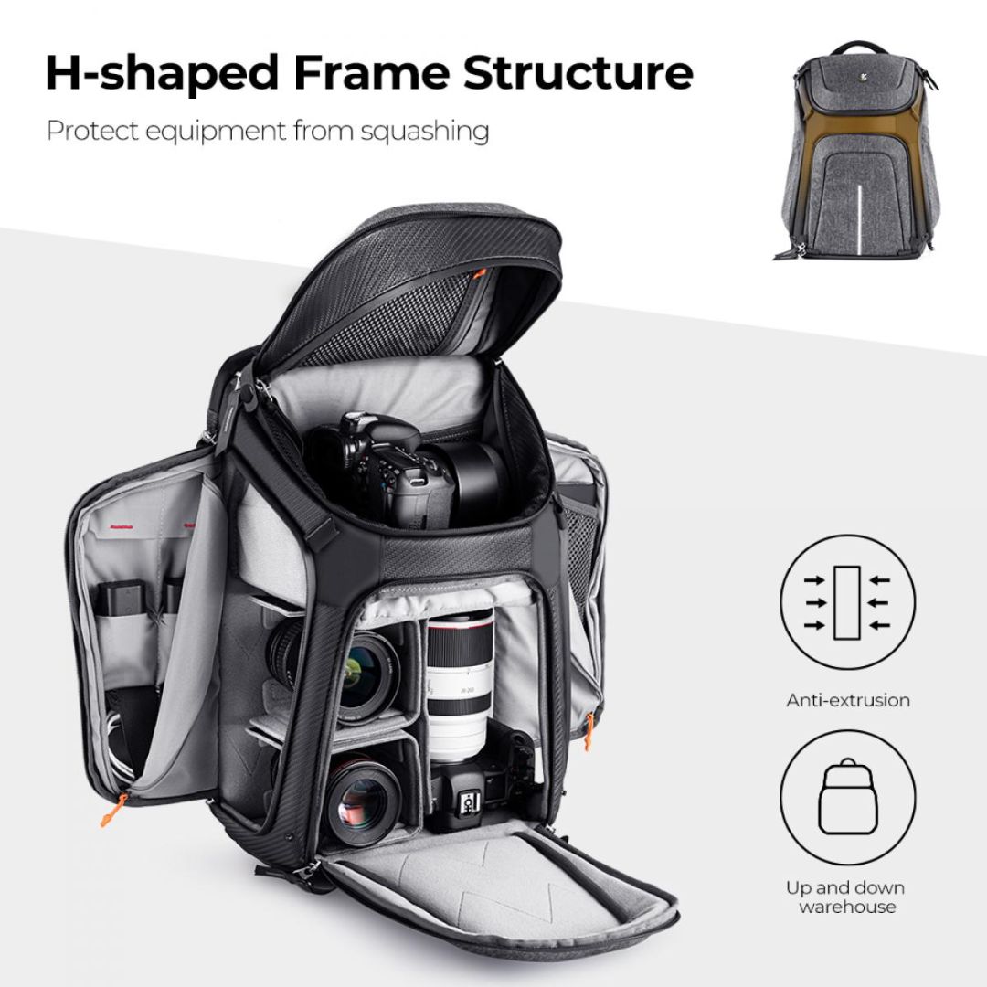 K&F Concept Alpha Camera Backpack 25L Waterproof 15,6