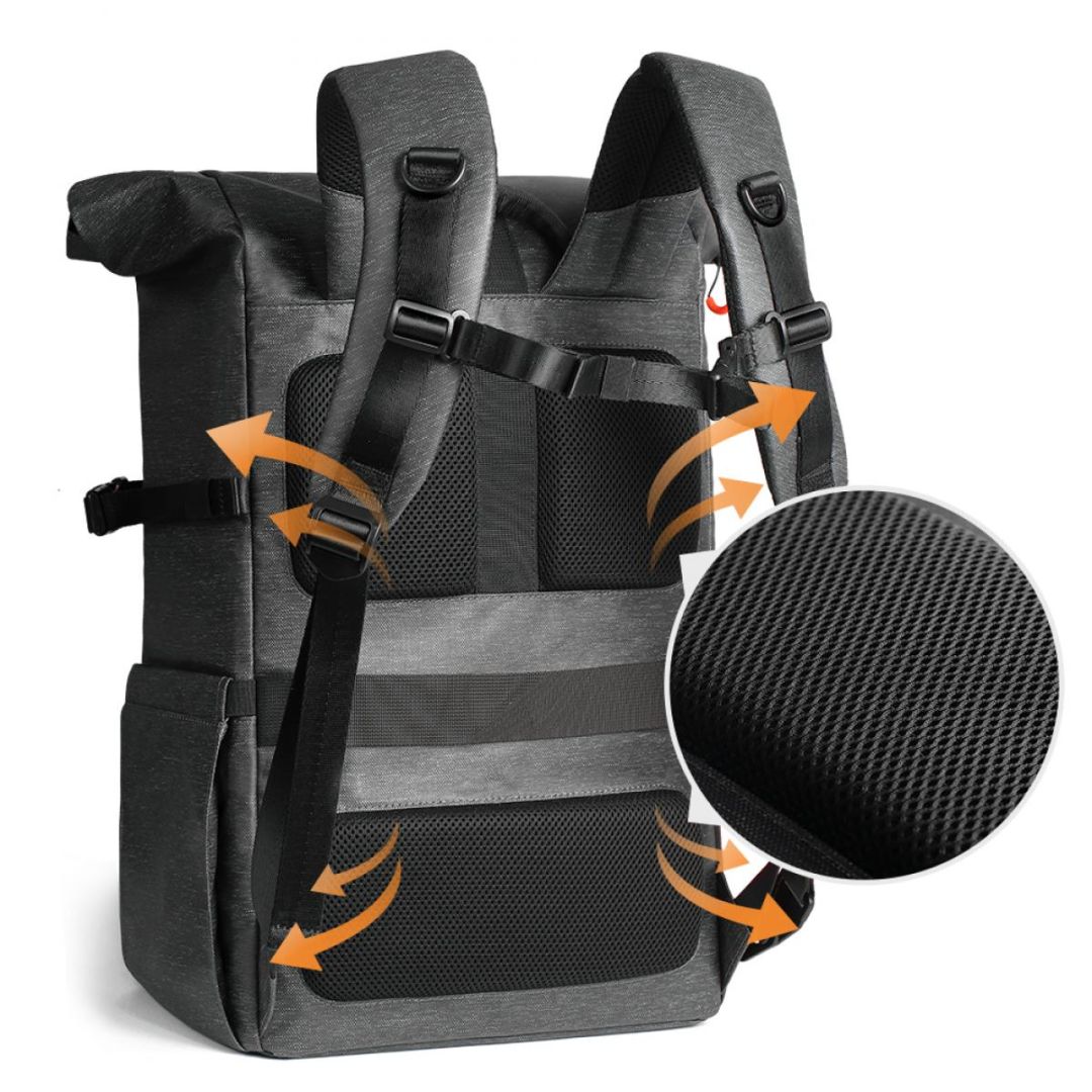 K&F Concept 2-in-1 Camera Backpack Travel 15,6