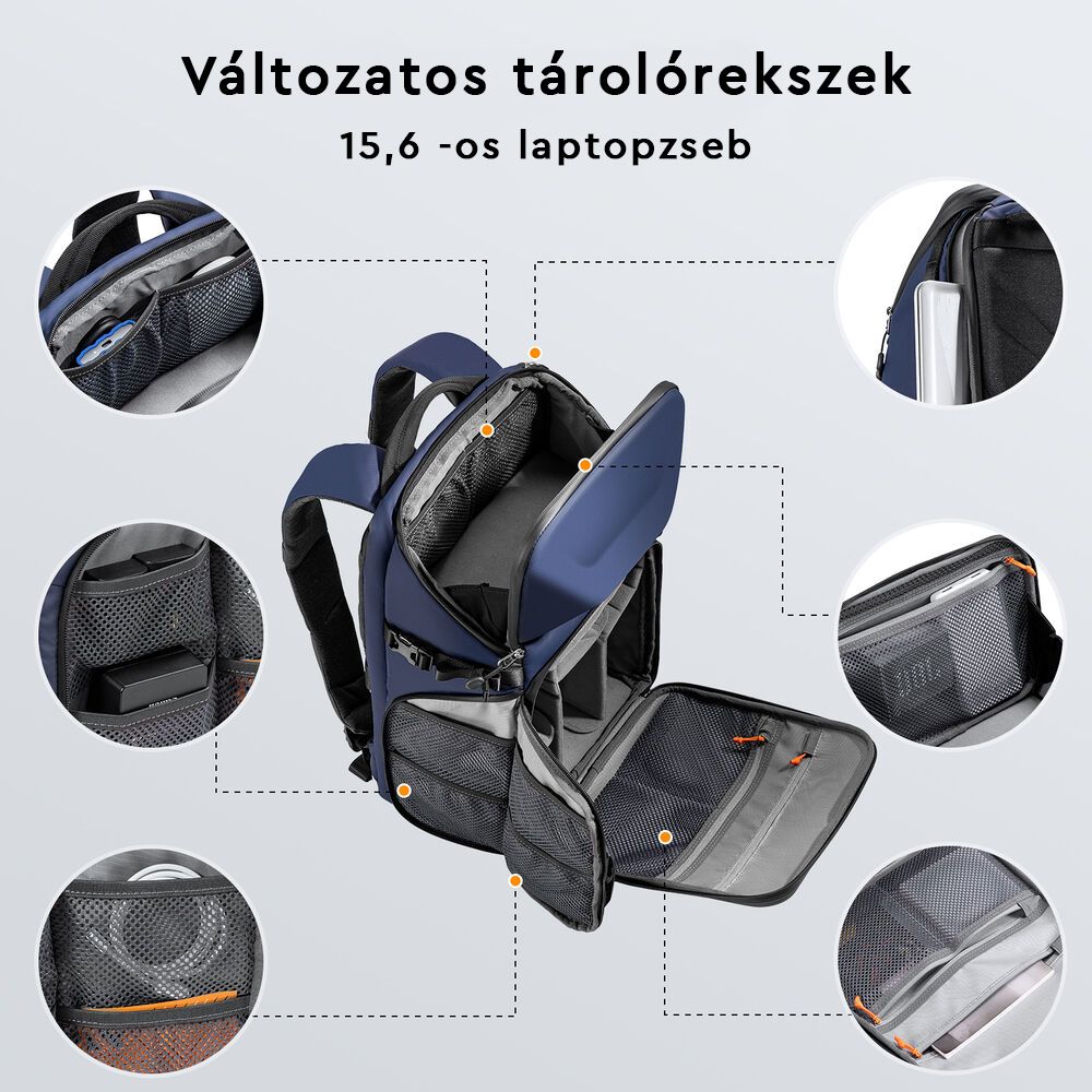 K&F Concept Camera Backpack 20L Blue