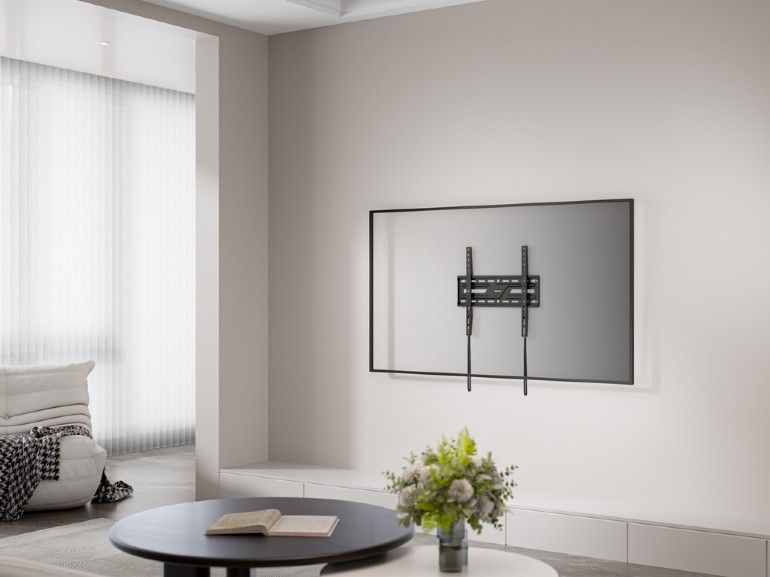 Gembird WM-75F-02 TV wall mount (fixed) 32”-75” Black