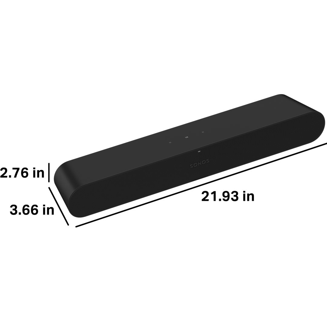 Sonos Ray Soundbar Black