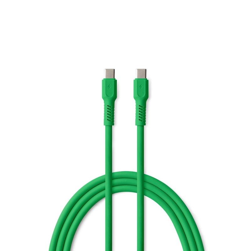 COLORUM USB-C to USB-C cable 1,8m Green