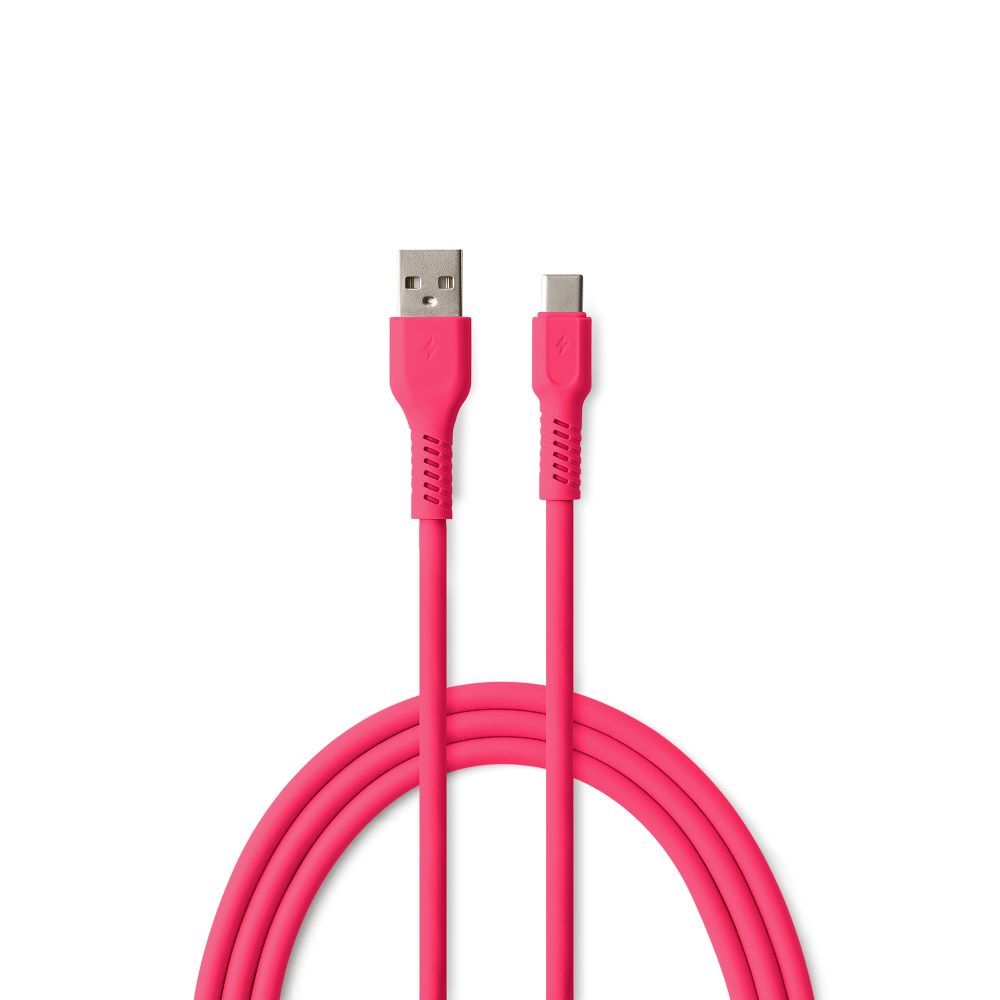 COLORUM USB-A to USB-C cable 1,8m Magenta