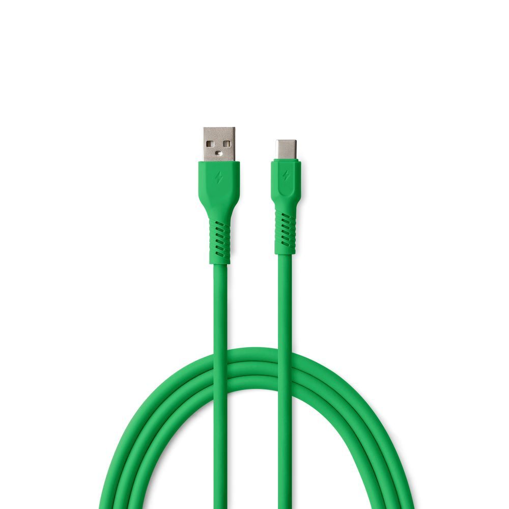 COLORUM USB-A to USB-C cable 1,8m Green