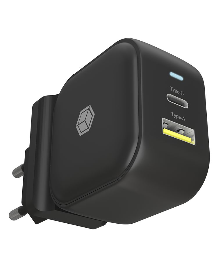 Raidsonic IcyBox IB-PS106-PD 2-port wall charger with USB Power Delivery