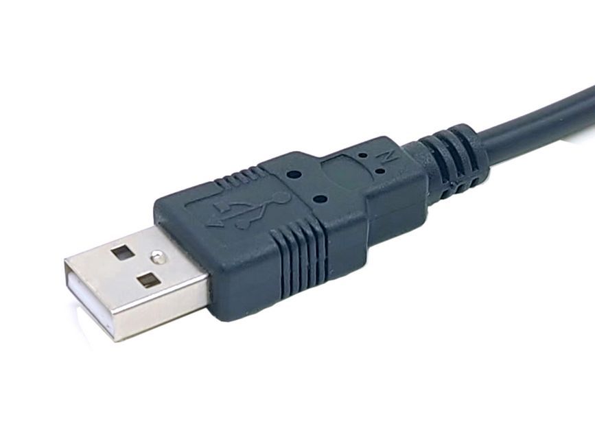 EQuip USB-A to Serial (DB9) cable 1,5m Black