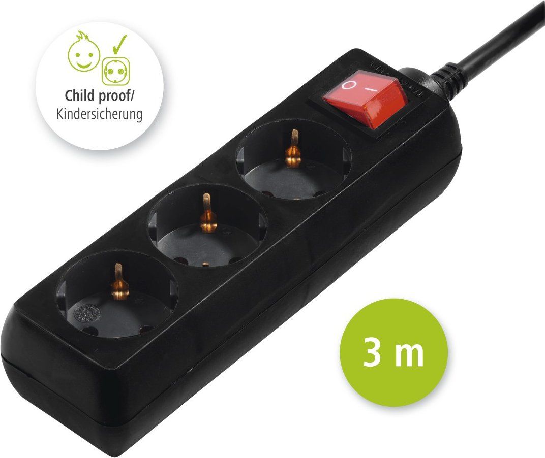 Hama Túlfeszültségvédő Kapcsolóval 3DIN