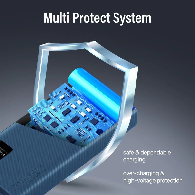 Promate  Bolt-20Pro 20000mAh PowerBank Blue
