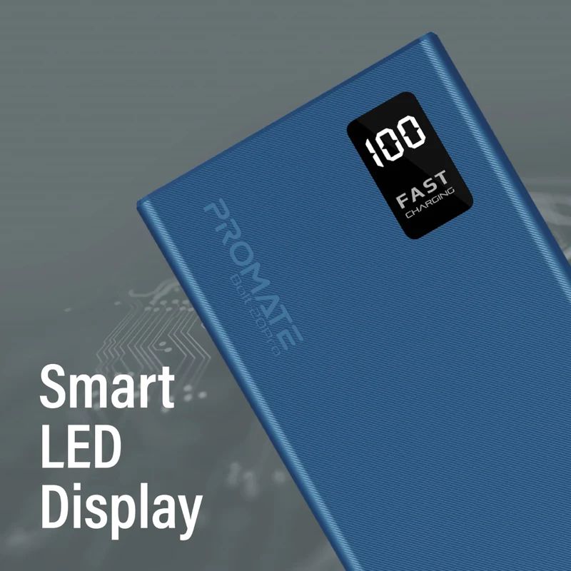 Promate  Bolt-20Pro 20000mAh PowerBank Blue