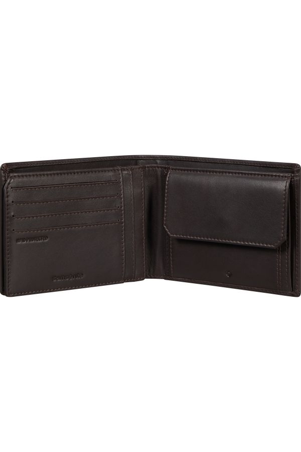 Samsonite Attack 2 Slg Pénztárca Ebony Brown