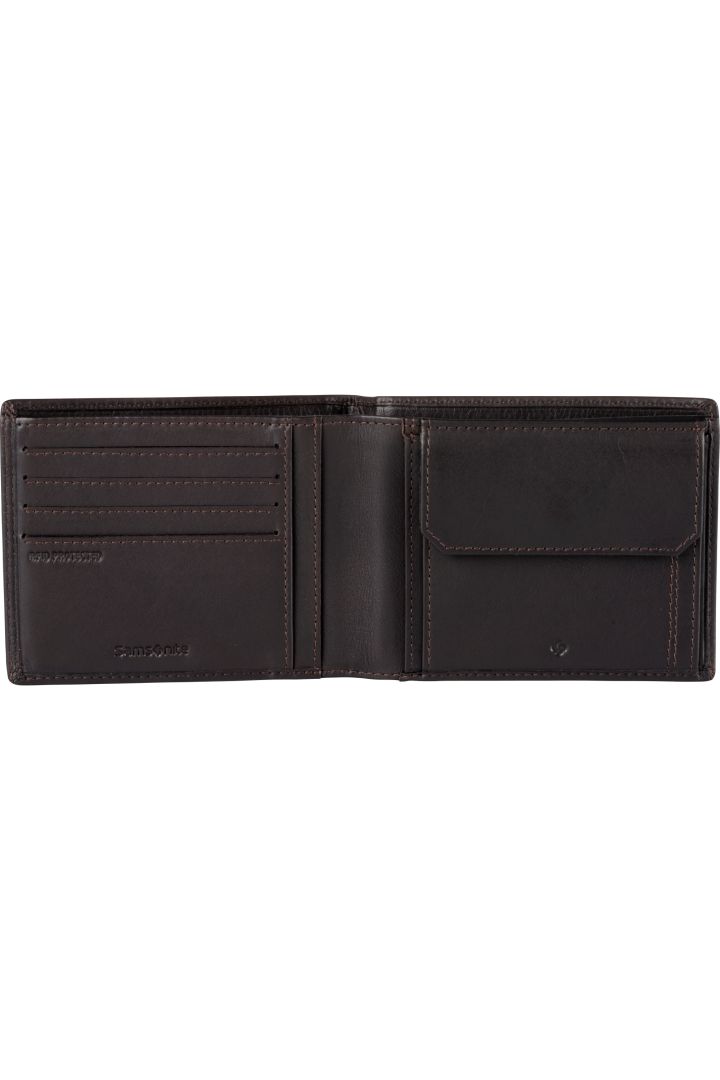 Samsonite Attack 2 Slg Pénztárca Ebony Brown
