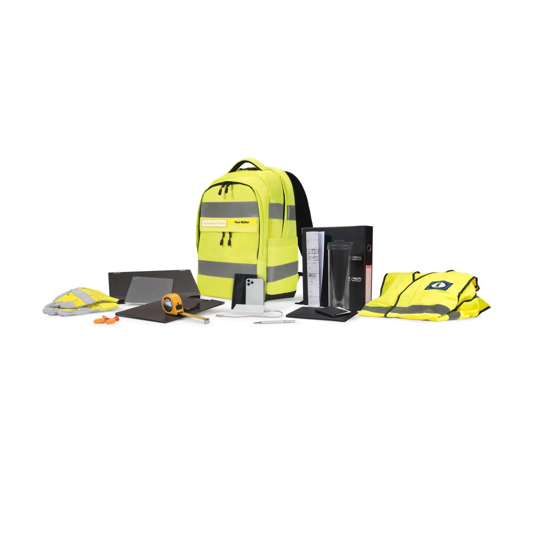 Dicota Backpack Hi-Vis 25 litres Yellow