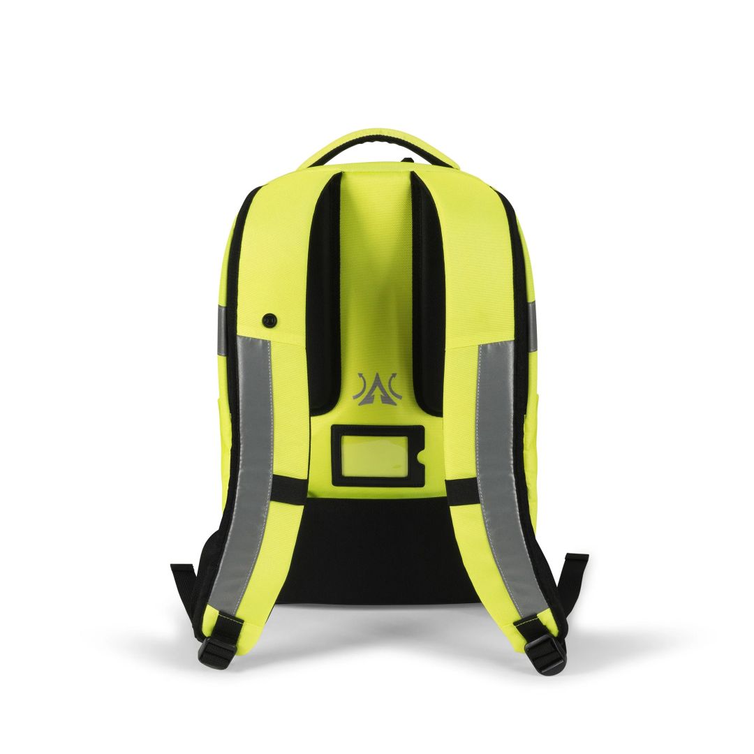 Dicota Backpack Hi-Vis 25 litres Yellow