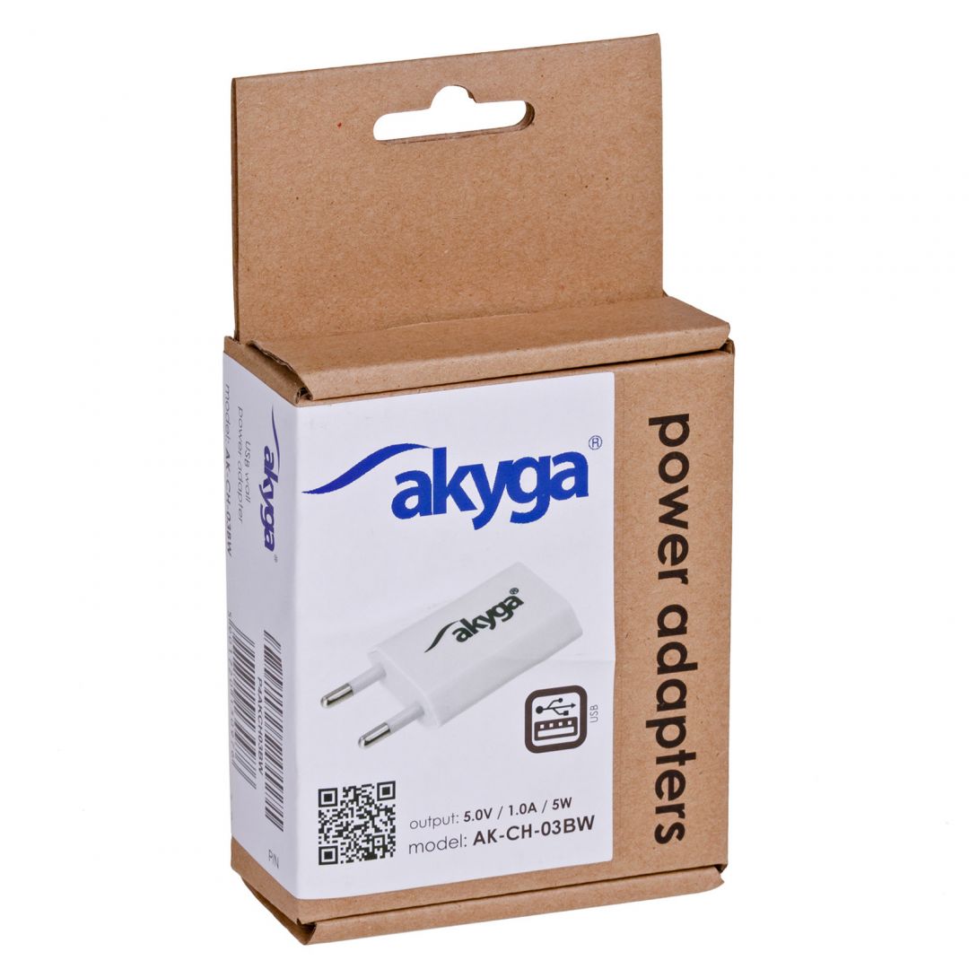 Akyga AK-CH-03WH USB Adapter White
