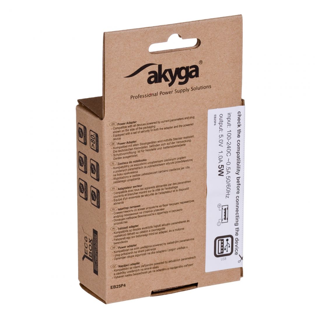 Akyga AK-CH-03WH USB Adapter White