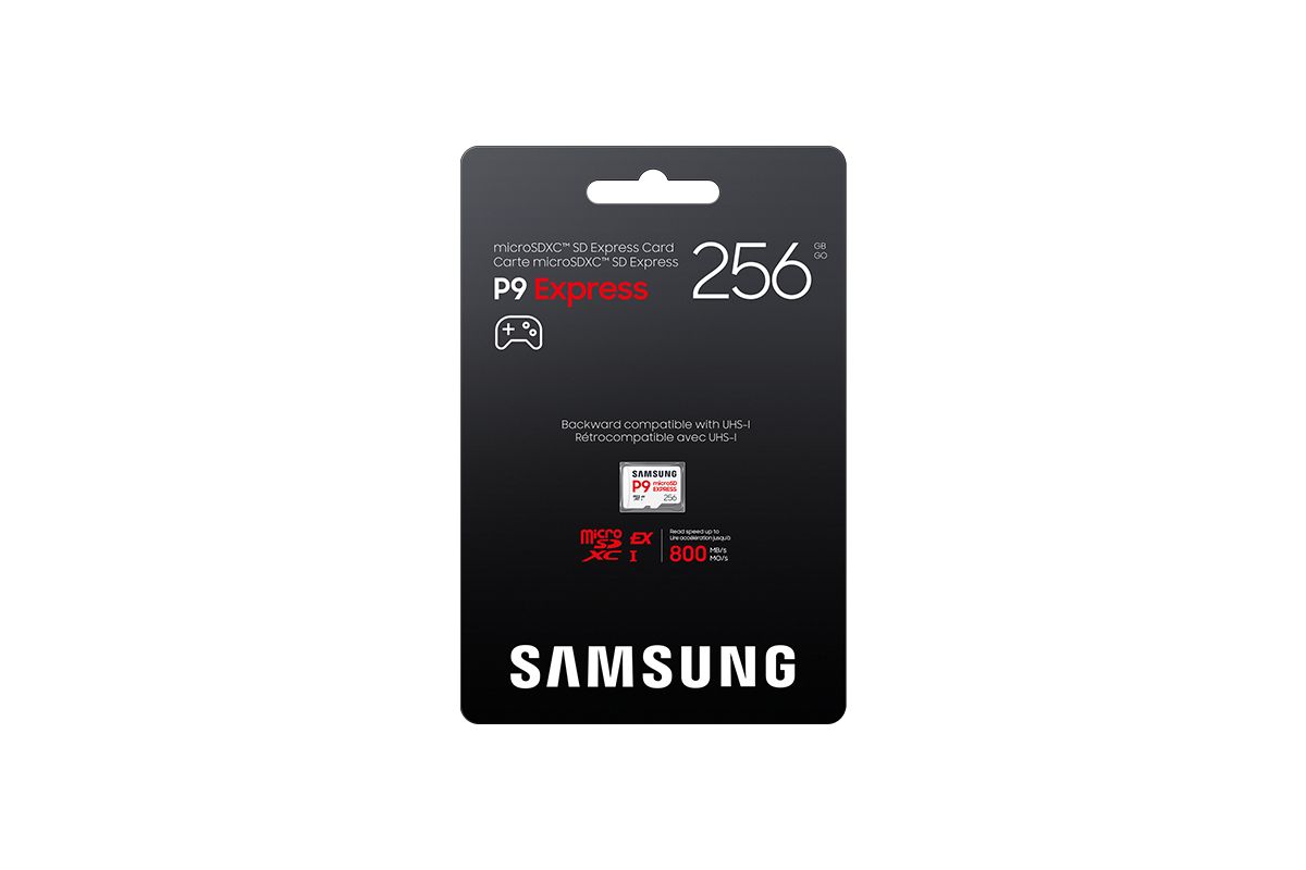 Samsung 256GB microSDXC P9 Express Class 10 U3 V30 A1 adapter nélkül