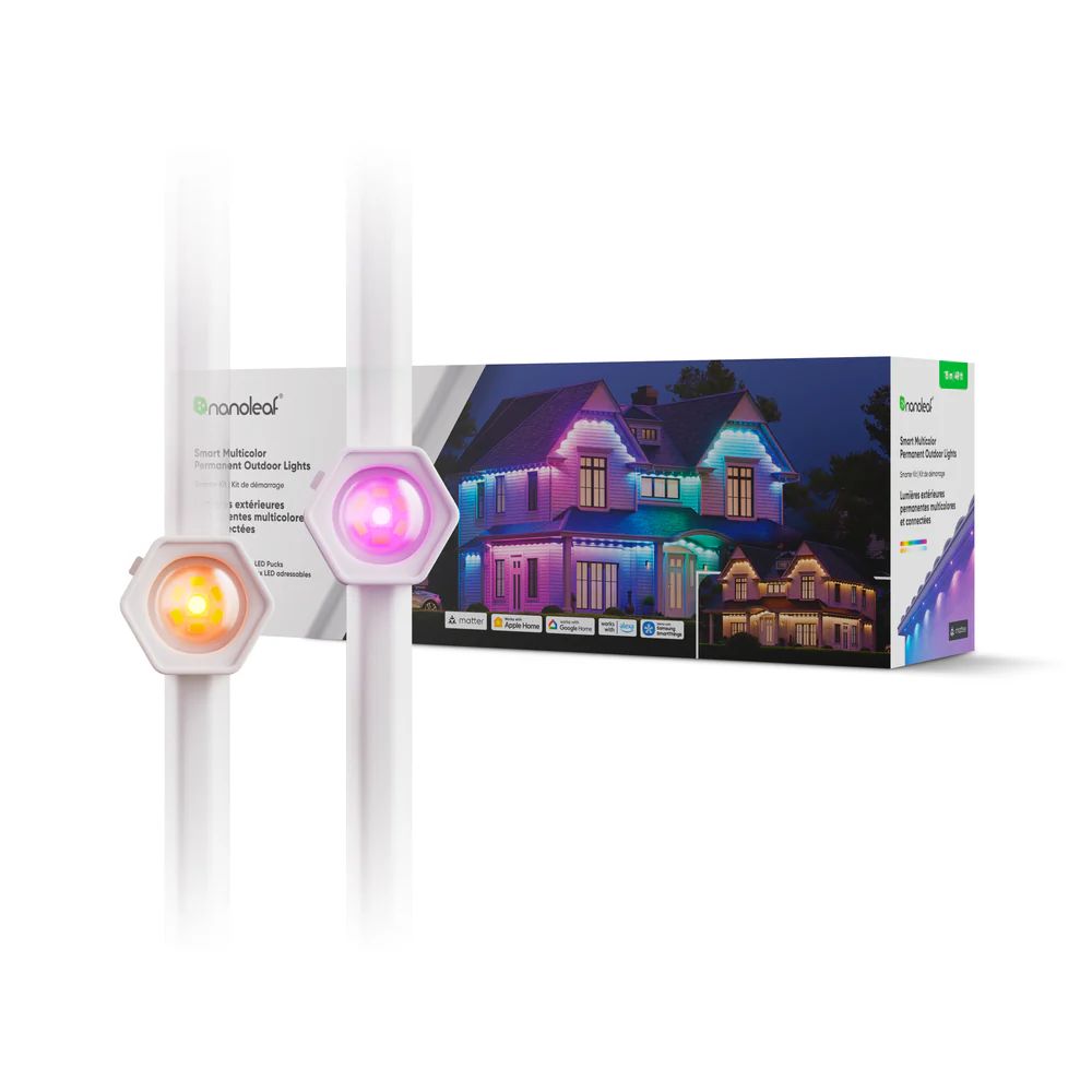 Nanoleaf 1D Permanent Outdoor Lights Starter Kit 15m
