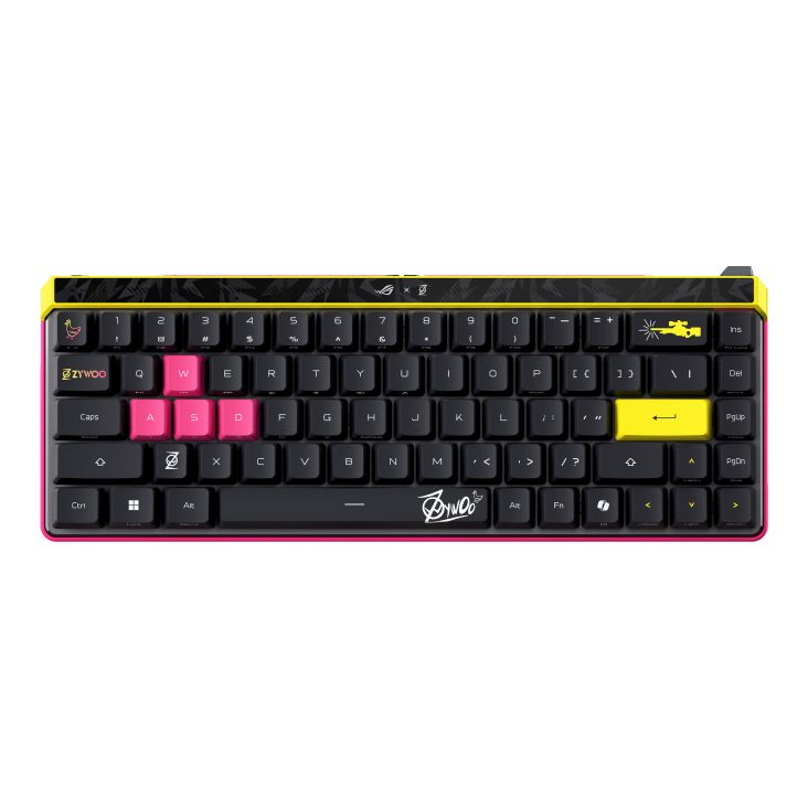 Asus ROG Falchion Ace HFX ZywOo Edition Gaming Keyboard Black/Pink US
