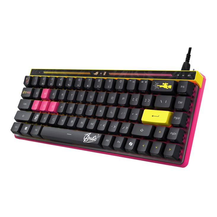 Asus ROG Falchion Ace HFX ZywOo Edition Gaming Keyboard Black/Pink US
