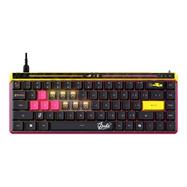 Asus ROG Falchion Ace HFX ZywOo Edition Gaming Keyboard Black/Pink US