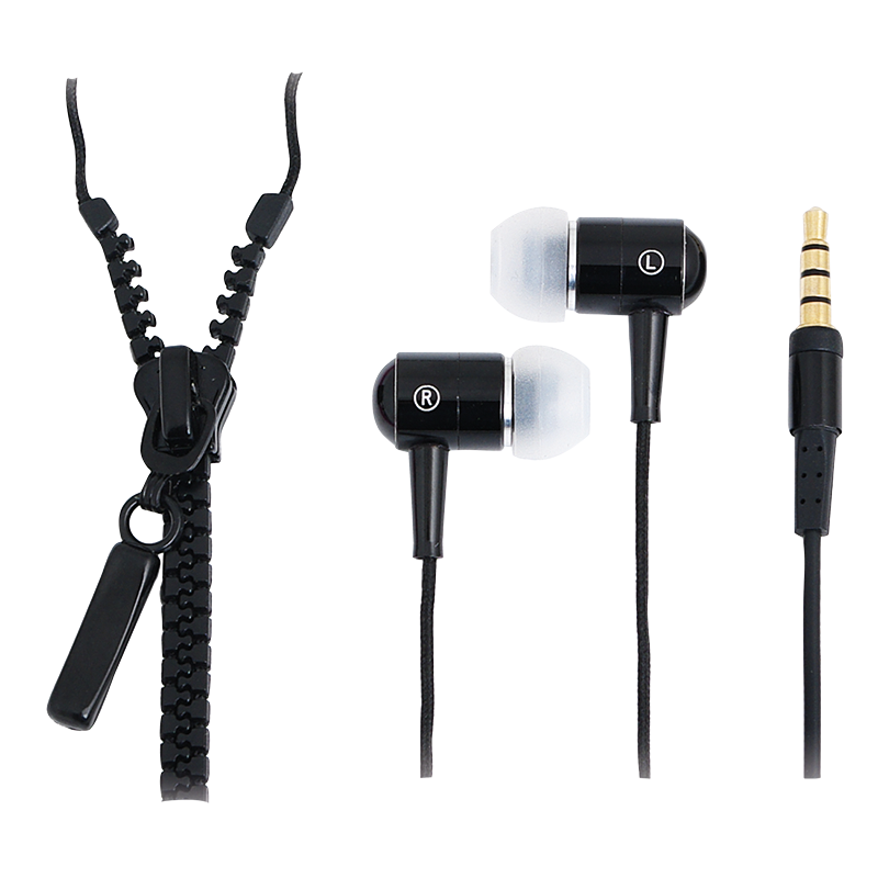 Logilink Zipper Headset Black