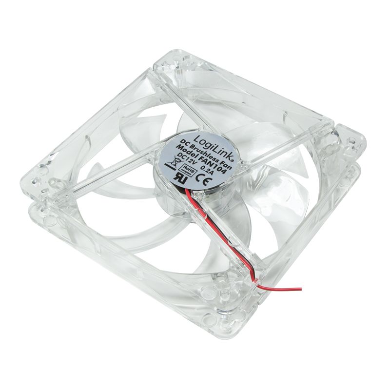 Logilink FAN104 12cm cooler LED Acryl