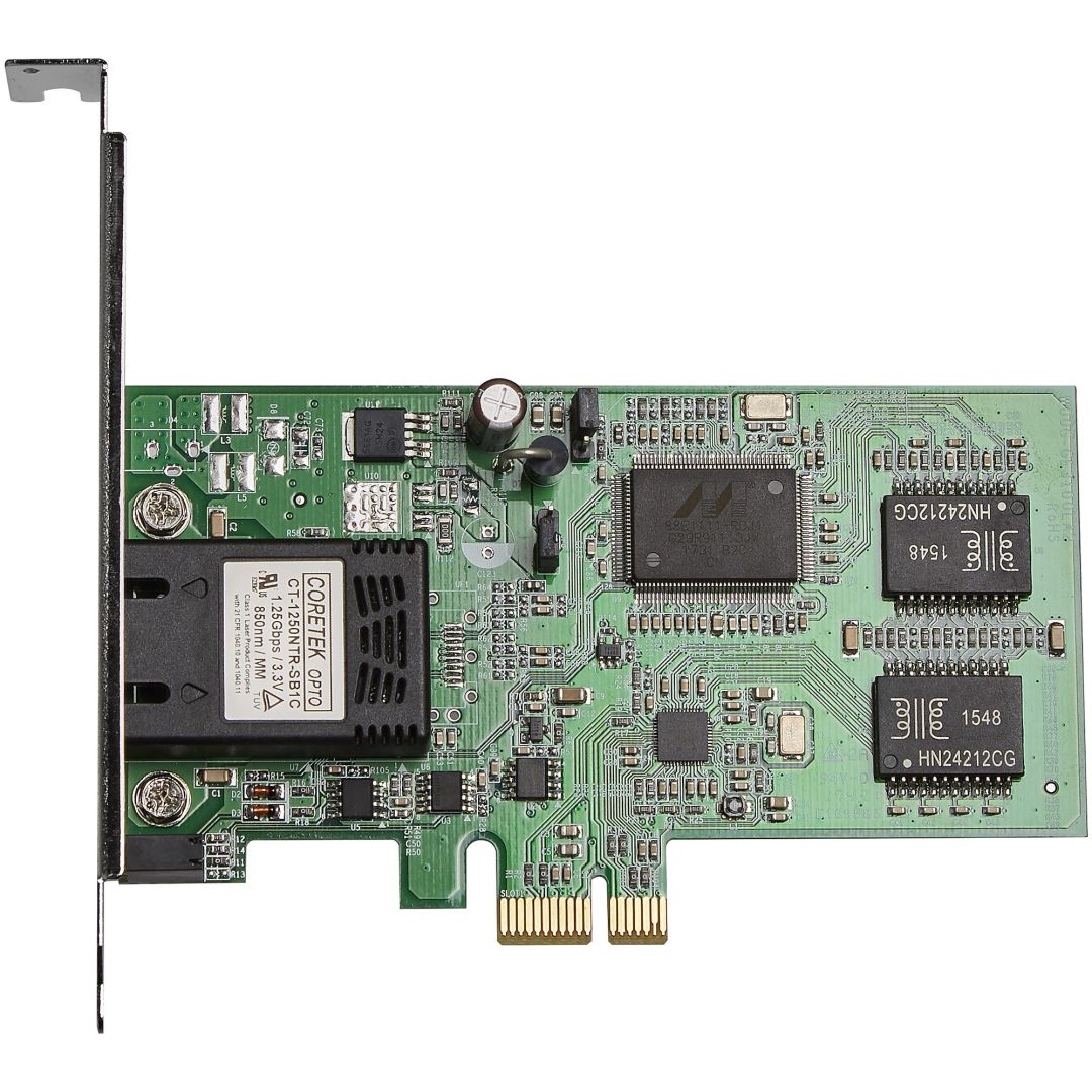 Startech PCIe Gigabit Ethernet Multimode SC Fiber Network Card Adapter