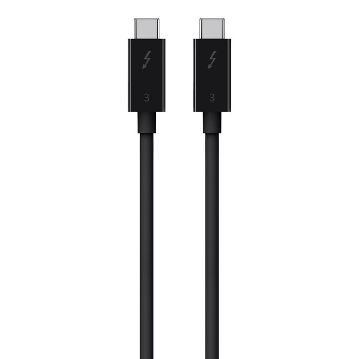 Belkin Thunderbolt 3 Cable USB-C to USB-C 0,8m Black