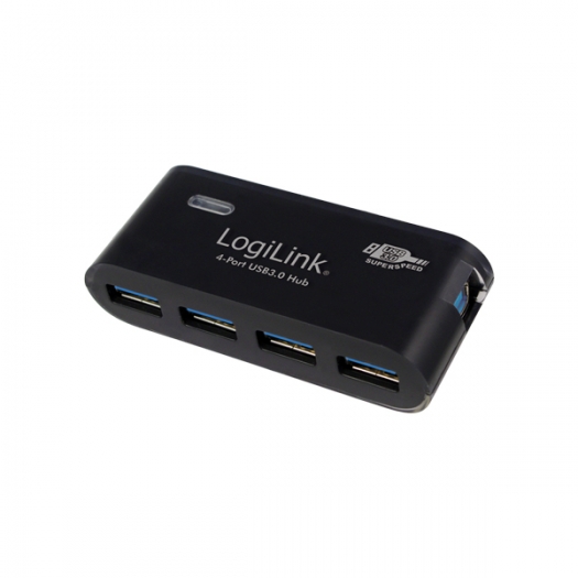 Logilink USB 3.0 Hub 4-port Black