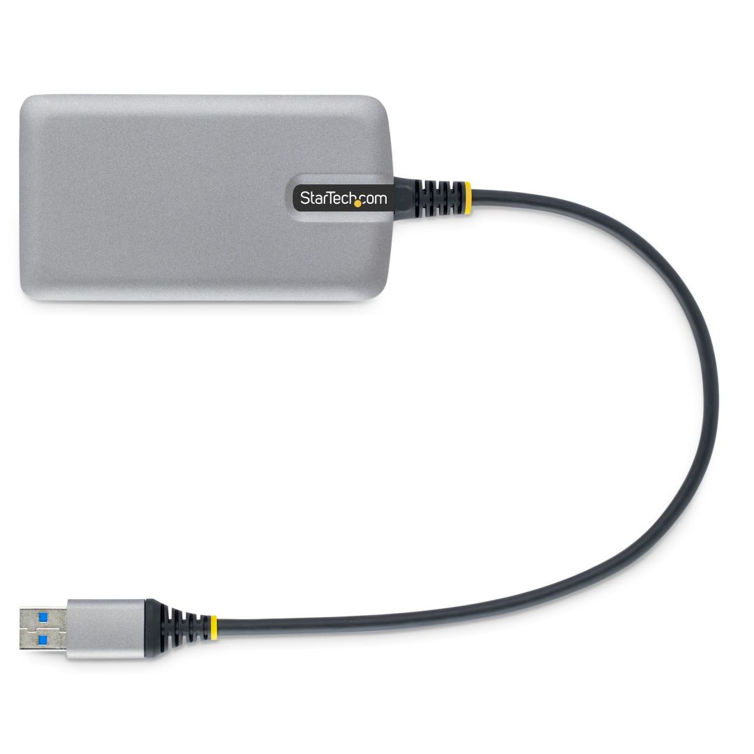 Startech 4-portos USB3.0 HUB Space Gray